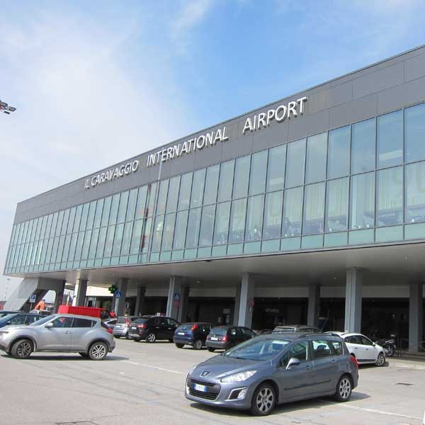 Carte interactive a l’aeroport international  “Il Caravaggio” de Orio al Serio - Bergamo